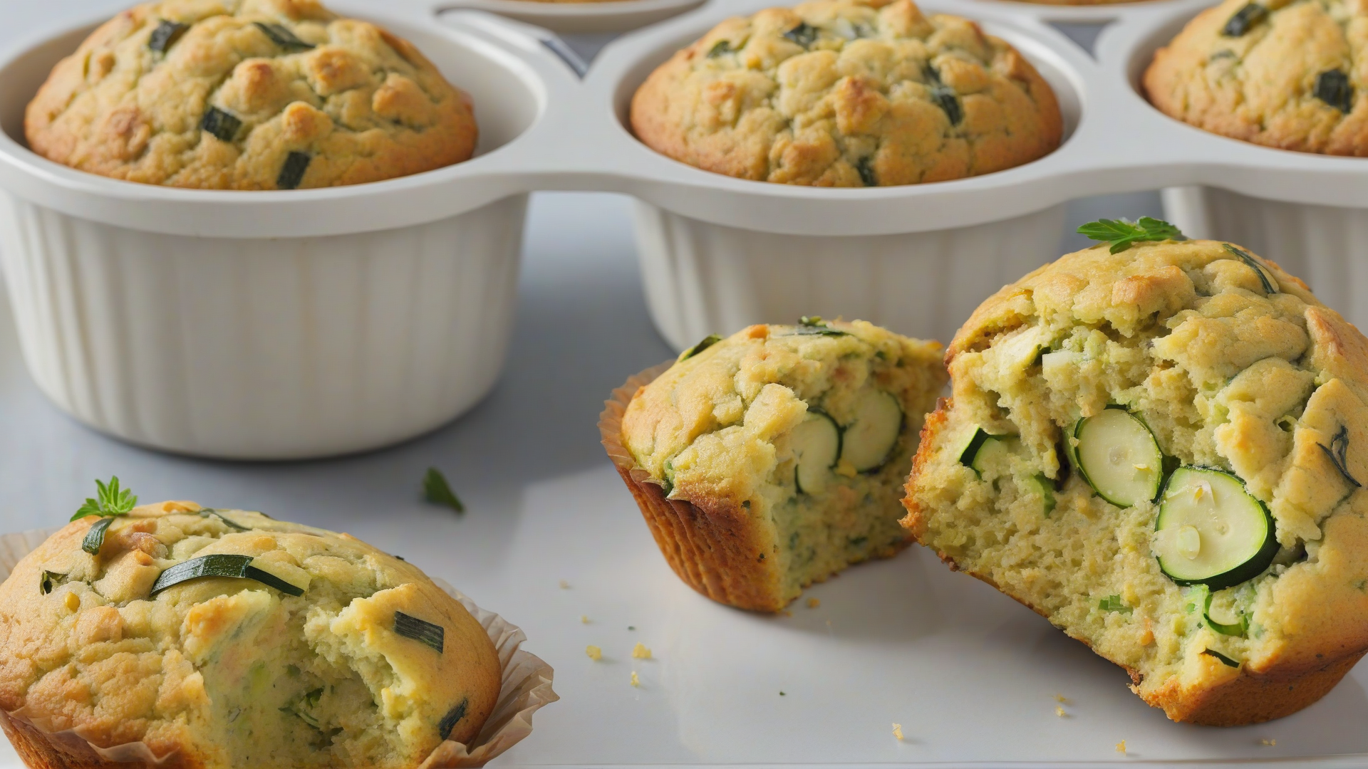 muffin salati con zucchine